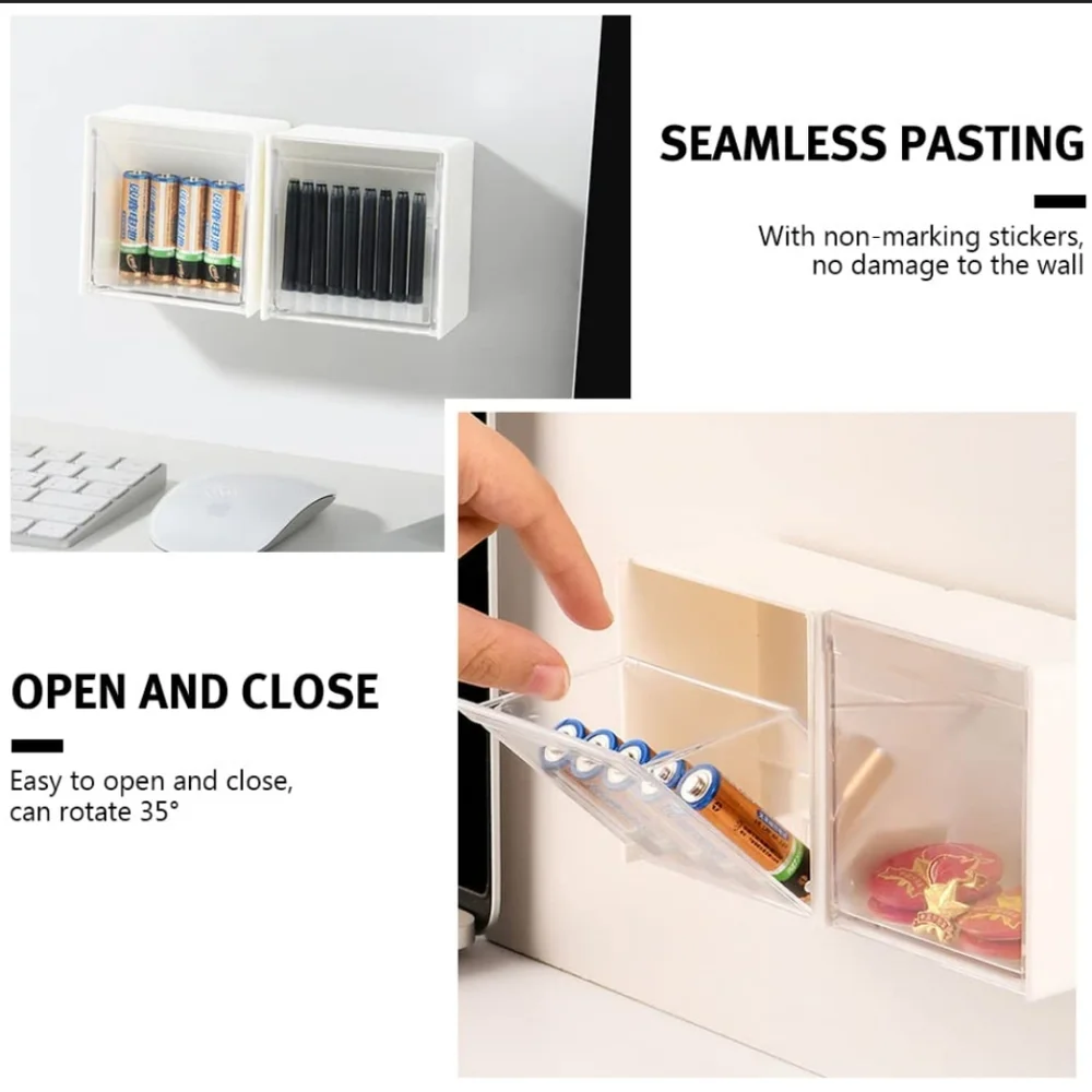 Multipurpose wall mounted storage box